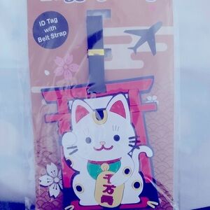 Kitty cat Kawaii Luggage Tag ID Identification label for Bag NWT